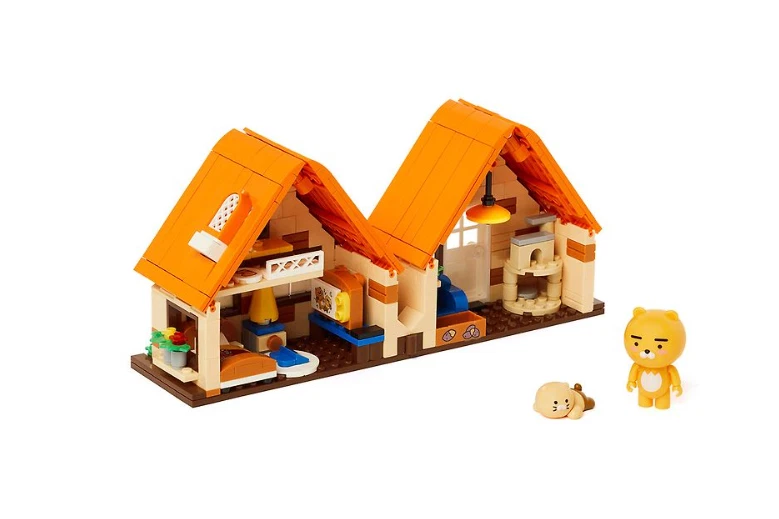 Kakao Friends Brick Figure Rachun House Ra & Chun - Image 4 of 4