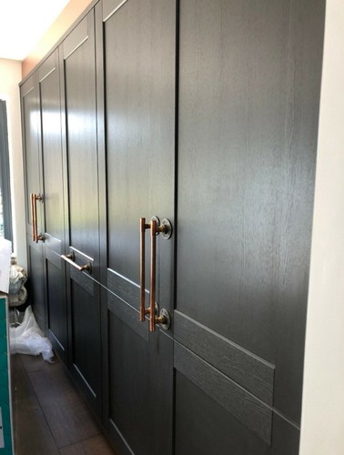 Manijas de armario/puerta/cajón para tubería de cobre de diseño industrial - Imagen 5 de 11