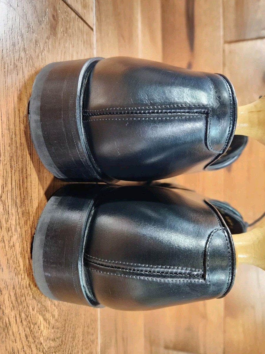 Johnston Murphy Crown Aristocraft Black Leather Georgetown II