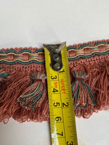 5.45 M Multi Colour Tasseled Fringe Trim - NEW VV Rouleaux Vintage - Picture 3 of 6