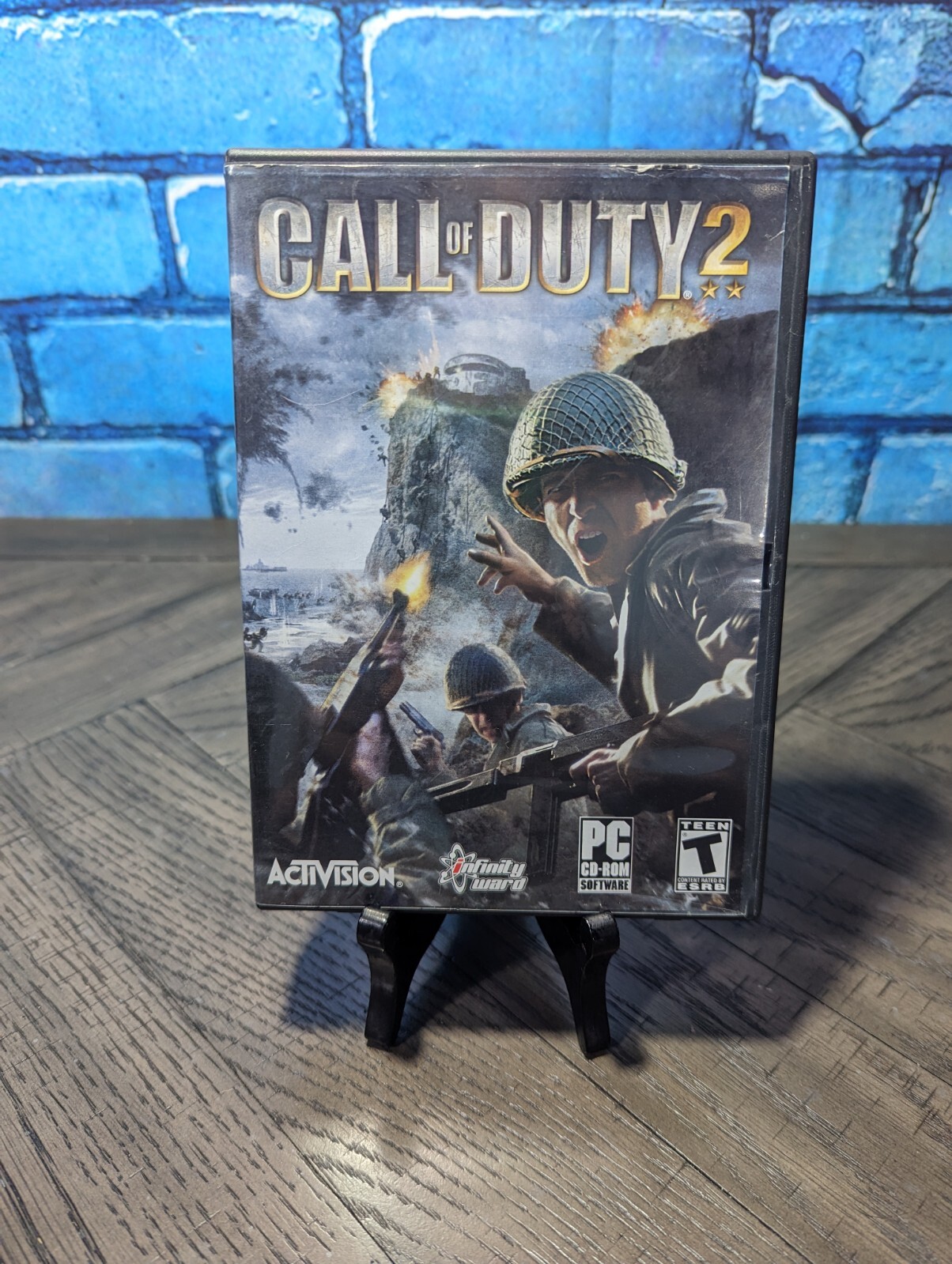 Two In One Cod Disc Call of Duty 2 (Windows PC, 2005) 6-Disc Set Game, Case, Manual, be and ...