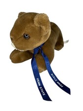 Vintage Penn State Book Store Nittany Lion Mascot Brown Plush Stuffed Animal Toy