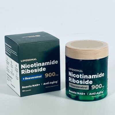 NAD+ Supplement for Anti-Aging Energy Focus & Nicotinamide Riboside Resveratrol