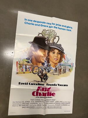 Vintage 1979 Fast Charlie Moonbeam Rider One Sheet Movie Poster