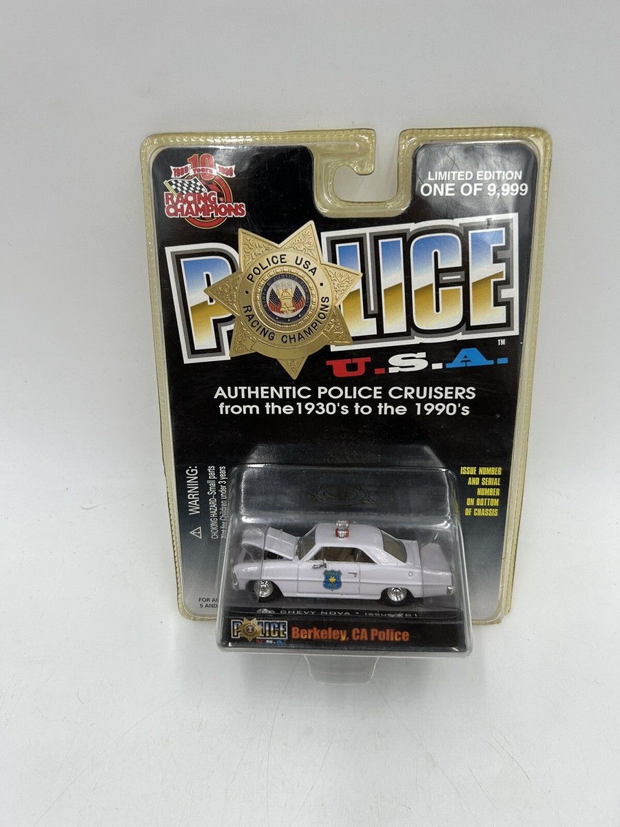 Racing Champions Police USA 1966 Chevy Nova Berkeley, CA