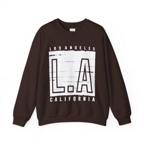Los Angeles Crewneck Sweatshirt, California Style Sweatshirt, LA Urban Fashion, - Picture 8 of 25