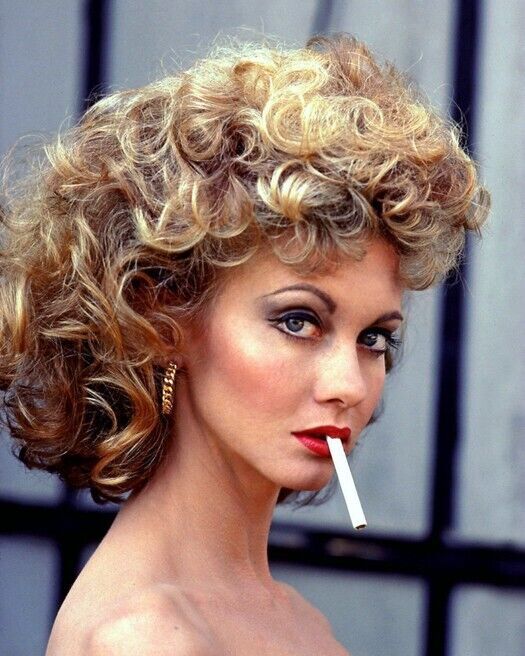 Olivia Newton John Holding Cigarette Portrait 8x10 Picture Celebrity Print