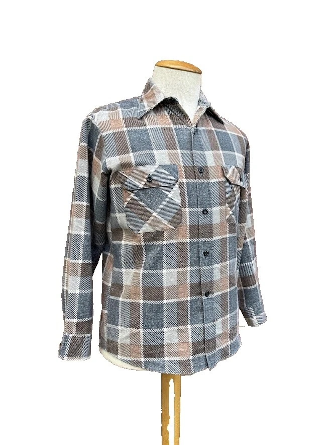 Franela de varios colores 1970s Vintage Casual Shirts for Men