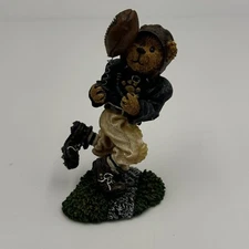 Boyds Bear Bearstone Vinny Catch Em All 4th and Long Football Figurine 228430