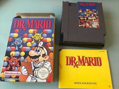 Dr. Mario - Nintendo NES Game - CiB - PAL B - Good Condition
