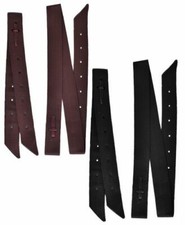 Western Horse Saddle Heavy Nylon 6' Tie Strap  Off Billet Black or Brown Latigo