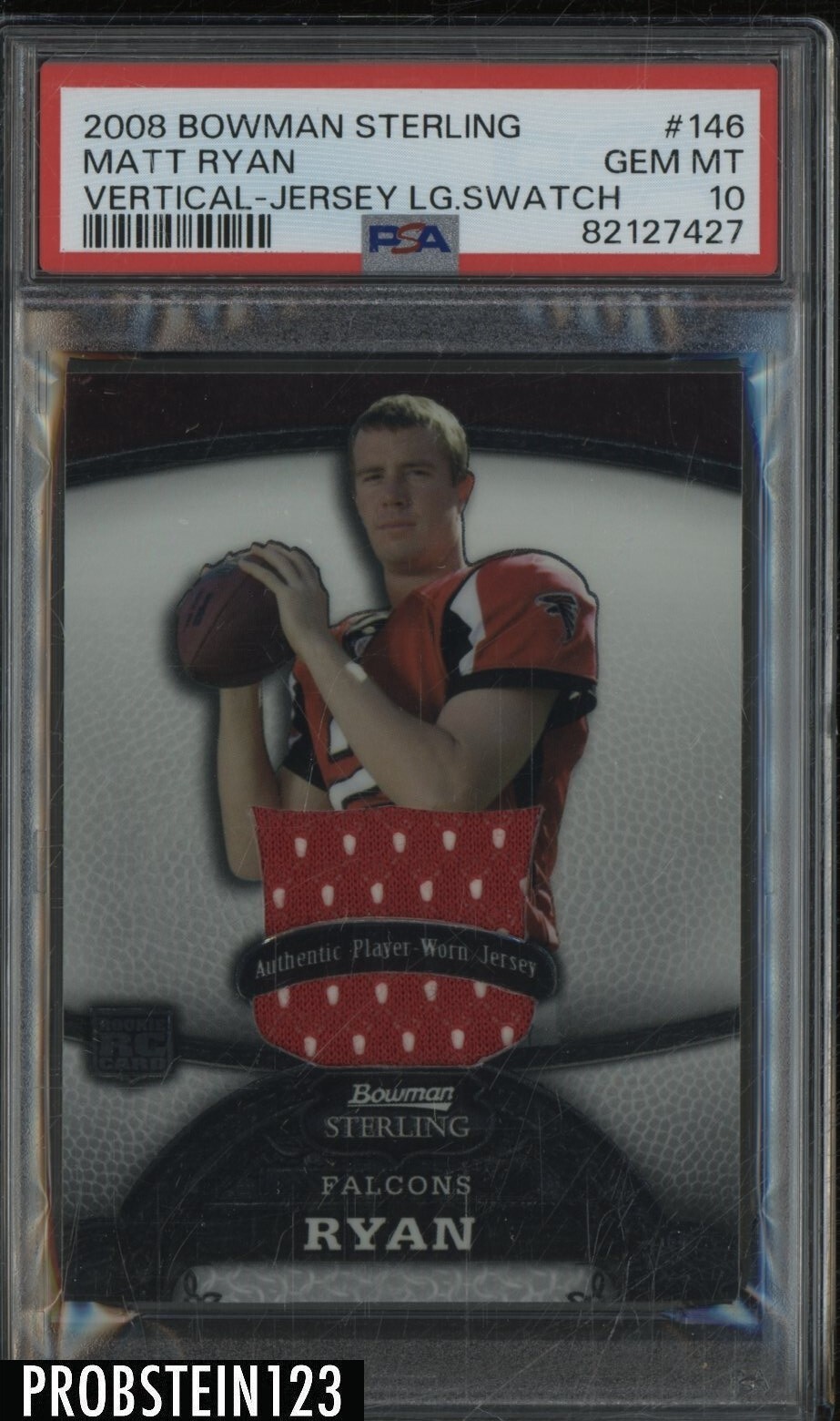 Matt Ryan Bowman Sterling #146 Vertical-Jersey Large Swatch