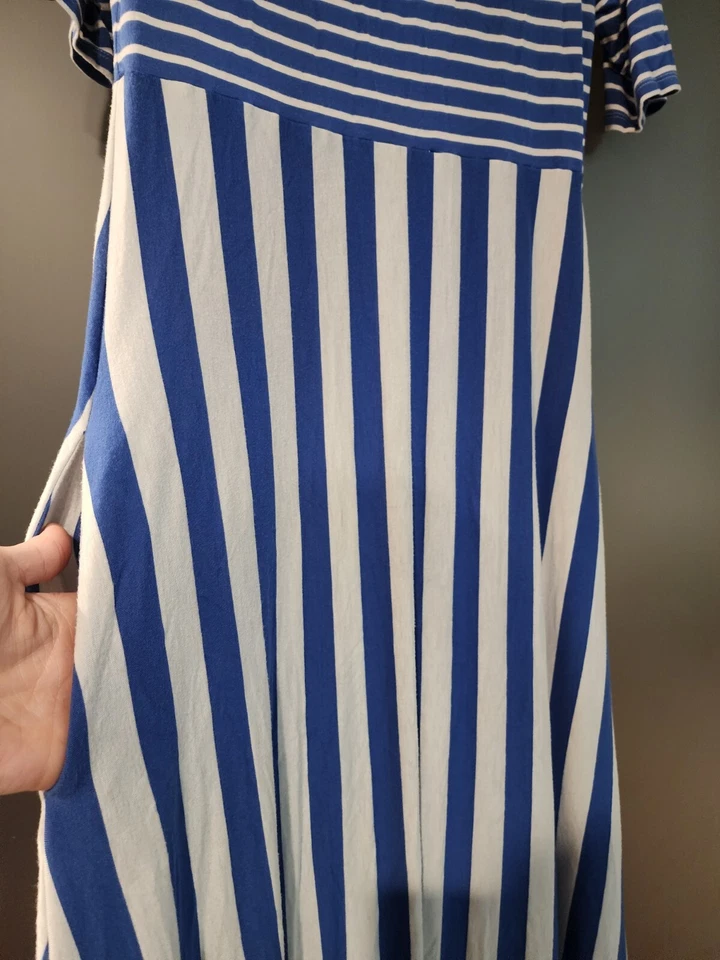 Matilda Jane The Road Ahead 条纹长裙 M 码女式弹力 — 第 4/4 张图片