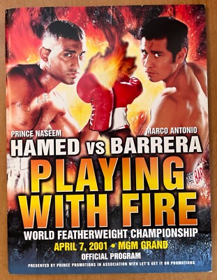 Hamed - Barrera Boxing Program 4-7-2001 Playing With Fire MGM Grand Garden