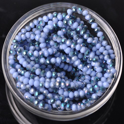 500pcs 4x3mm Rondelle Faceted Crystal Glass Loose Beads lot for Jewelry Making - Picture 151 of 223