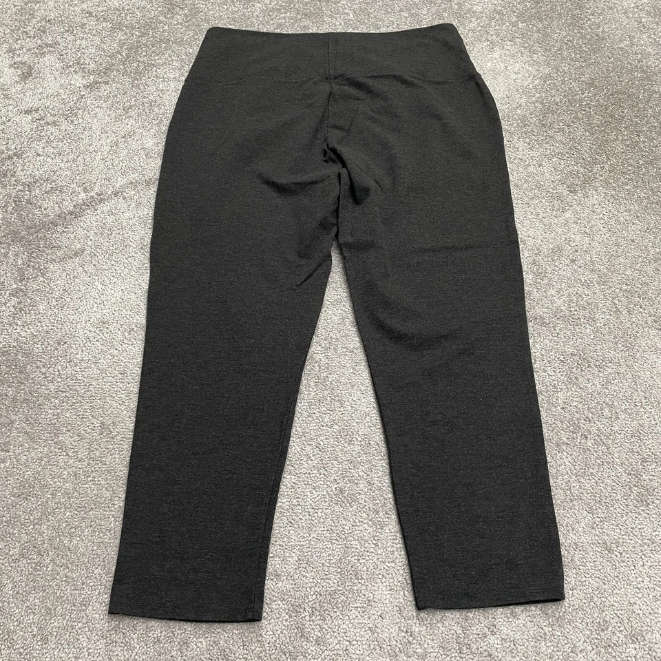 Jones New York Tapered Pull On Ankle Pants Womens 2X Gray Casual Active 37x26 - Image 2 of 4