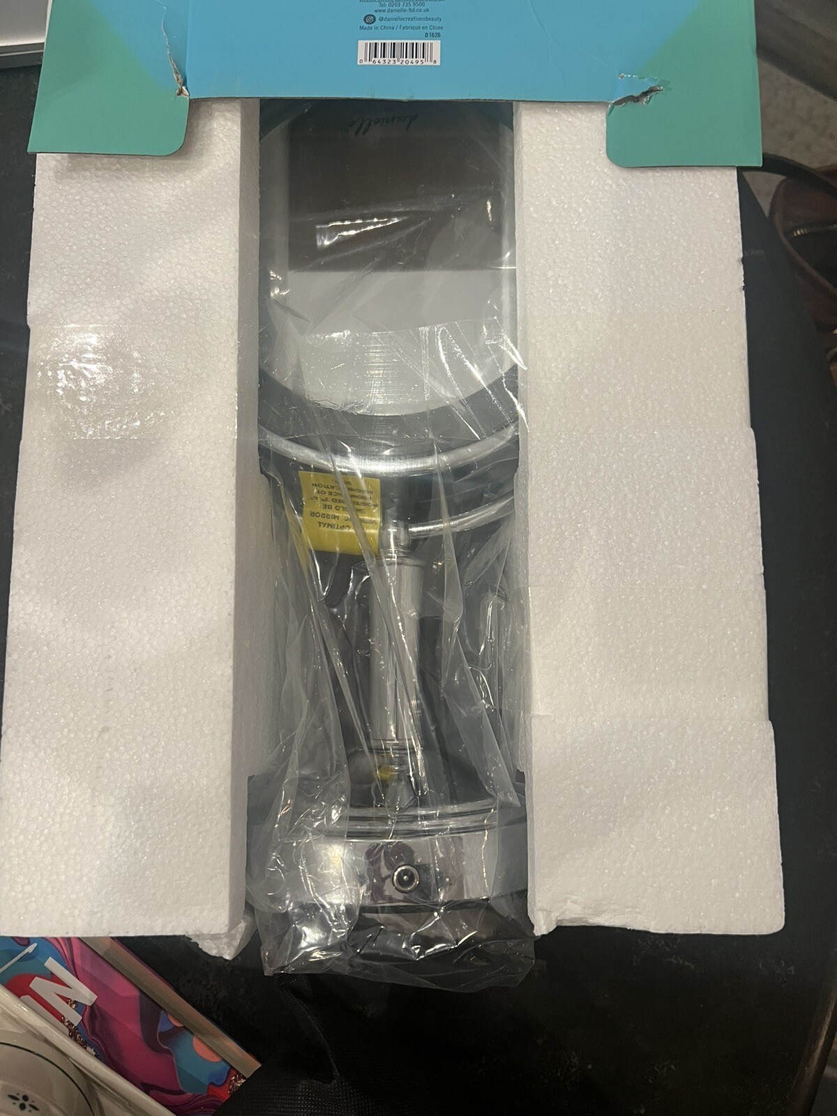 Danielle Round LED Lighted Magnification Mirror Double Sided 15X Silver Chrome 64323204958 eBay