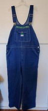 Liberty Bib Overalls Men's 42x30 Med Wash Rigid Blue Denim Farmer Carpenter New