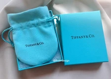 Tiffany & Co. Packaging Blue Gift Box & Pouch 2PC Set- New!!
