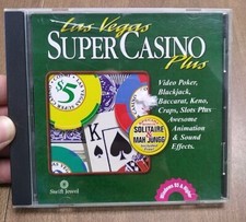 Vintage 1998 Las Vegas Super Casino Plus Game Software on CD ROM