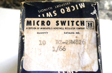 Lot of 7 NOS BZ-2RW826 Micro Switch 15A 120VAC 250VAC 480VAC