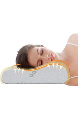 Memory Foam Kissen - Hals Orthopädisches Tiefschlaf Nackenkissen X 1