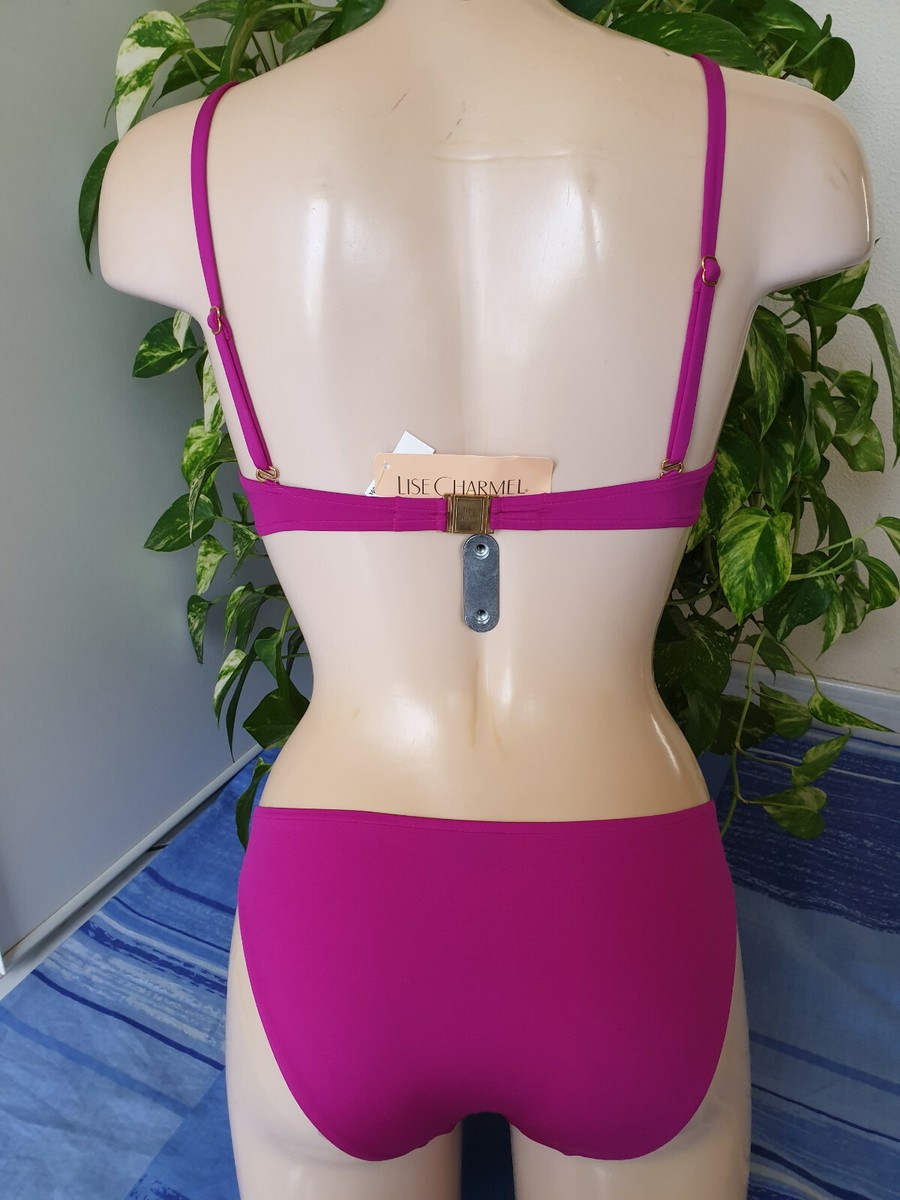 Bikini 2 Pièces Lise Charmel - Taille 85C/38 - Fuschia - Réf AB6090 - Neuf Sans étiquette