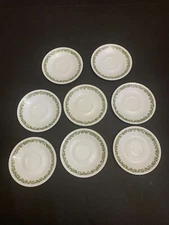 Vintage Corelle Spring Blossom Saucer Set of 8