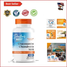 All-in-One Joint Support Capsules with Glucosamine & MSM - 240 Count, Unflavored