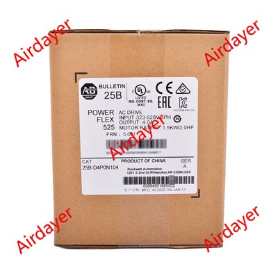 Allen-Bradley 25B-D4P0N104 NEW AB 25B-D4P0N104 PowerFlex 525 1.5kW 2Hp AC Drive