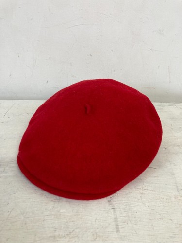 Gorra plana de lana roja vintage KANGOL para mujer años 90 talla única hecha en Inglaterra - Imagen 3 de 9