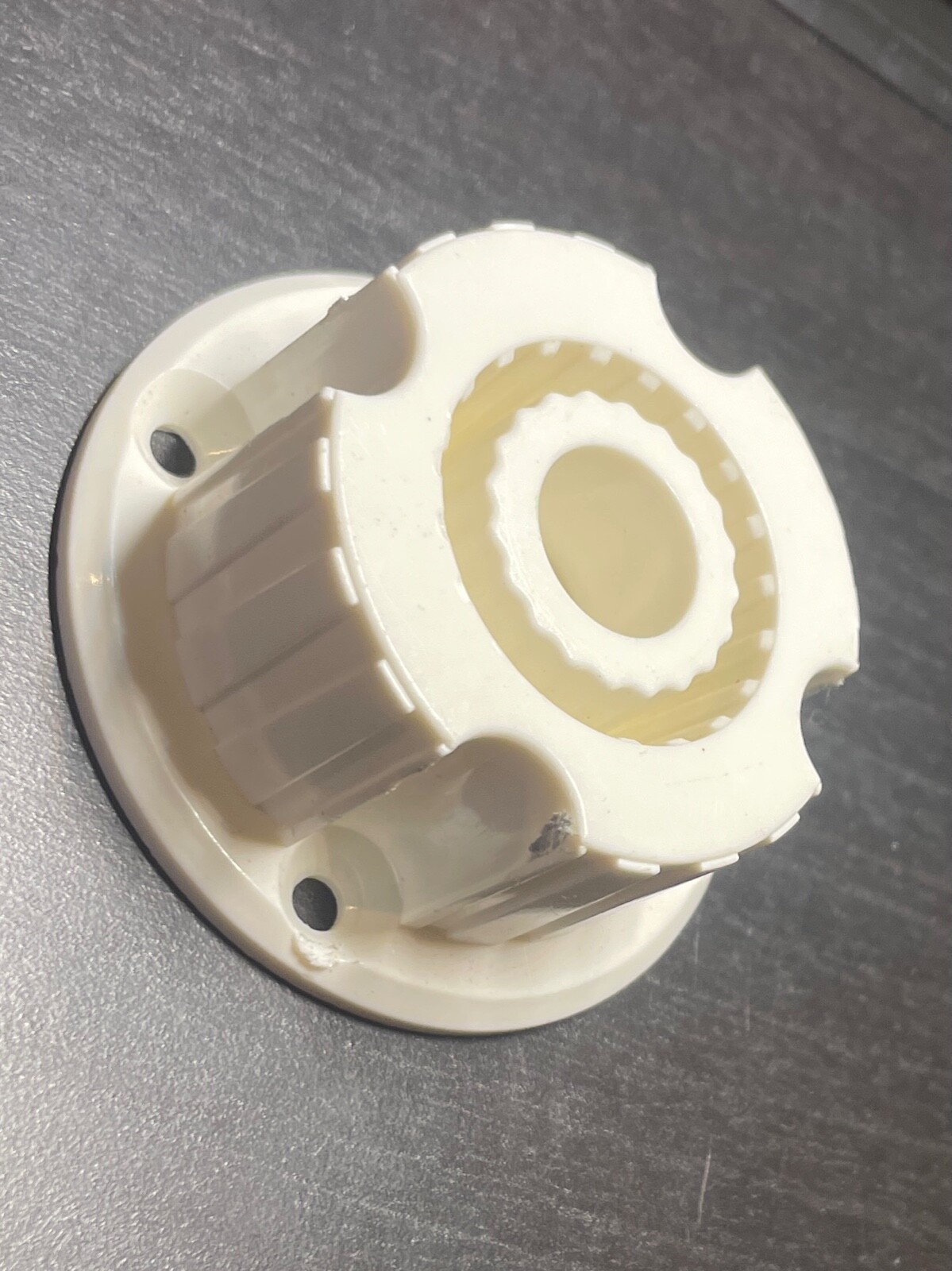 1 IKEA Brusali Center Leg Support / Mount Base ONLY Plastic, White Part  10077199