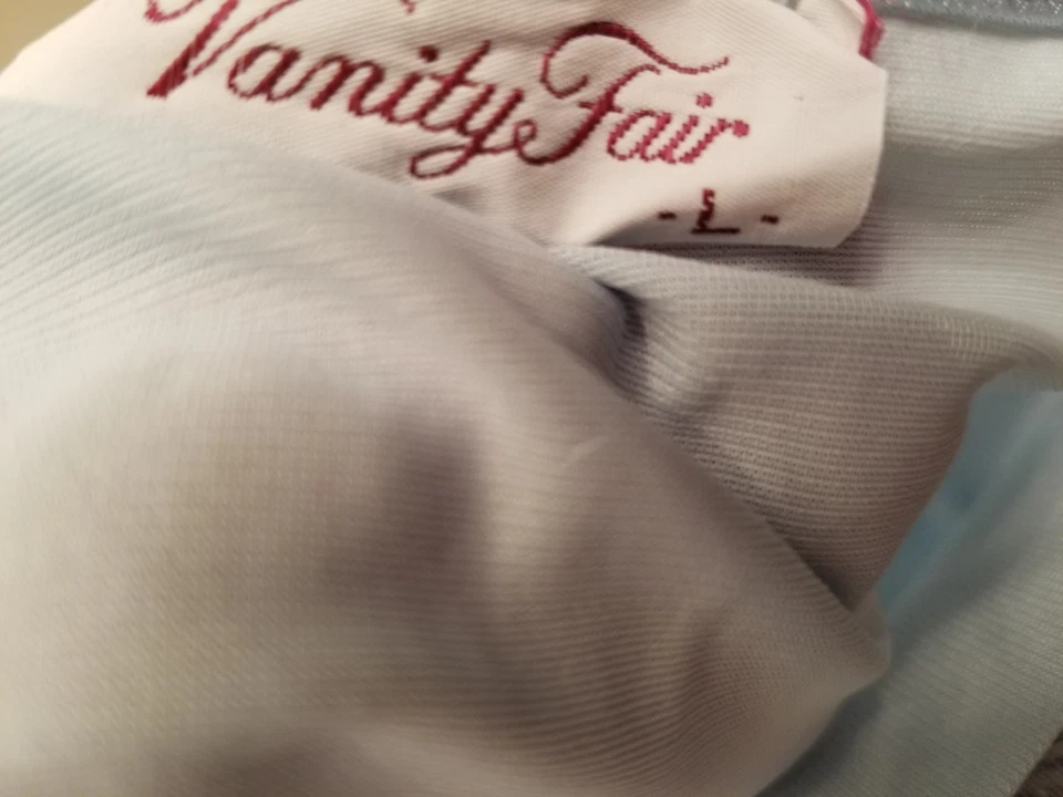 Camisa para dormir Vanity Fair para mujer talla L grande azul floral Foto 2 de 4