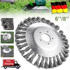 2x Unkrautb&uuml;rste Wildkrautb&uuml;rste Motorsense Freischneider Gezopft 25,4 x 200mm