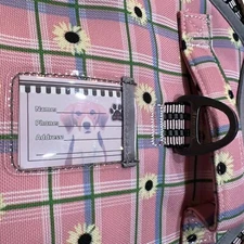 Atopark Dog Harness XL No Pull Pink Adjustable Name Tag NWOT