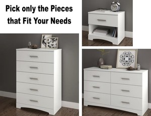 White Bedroom Furniture Sets Dresser Nightstands Chest Dressers