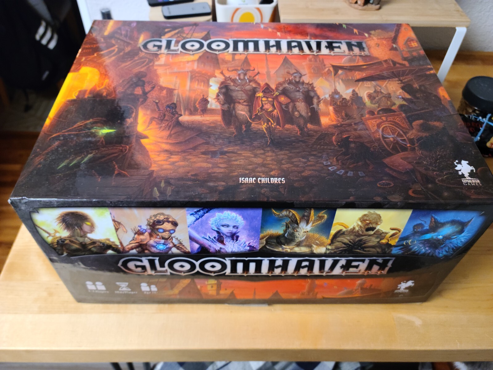 Gloomhaven Board Game Gently Used, Fully Replayable with Reusable