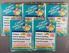 5x Pro-Mold 35pt 4th Gen EZ-SNAP Card Holders with Penny Sleeve CH35SA 5 Year UV