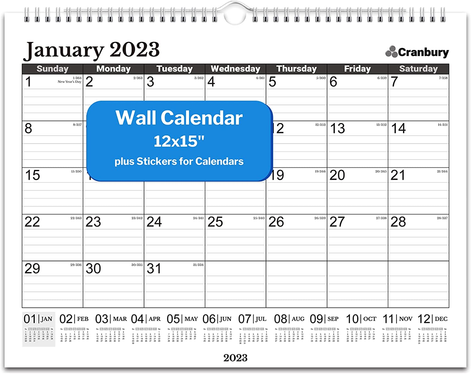 cranbury-large-wall-calendar-2023-12x15-034-office-calendar-2023-big-15x12-cale-ebay