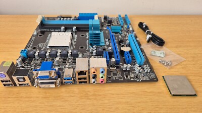 Asus M4A88T-M Mainboard + AMD Phenom II 1055T (HDT55TFBK6DGR) Prozessor Bundle