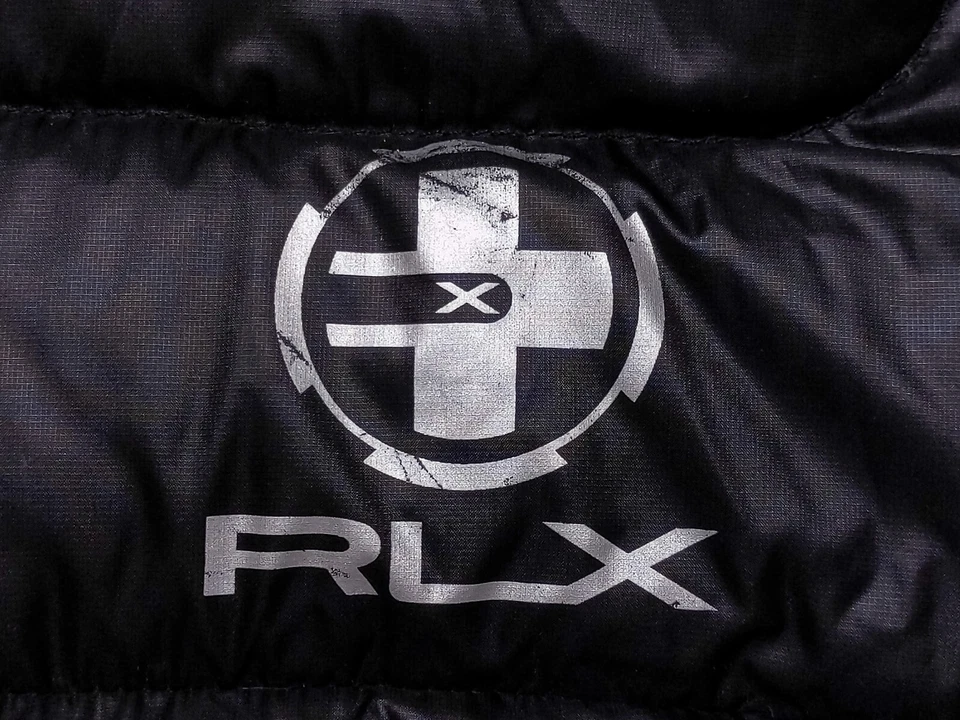 RLX Ralph Lauren Down Feather Puffer Vest Full Zip Black Men's XL - Image 3 of 4