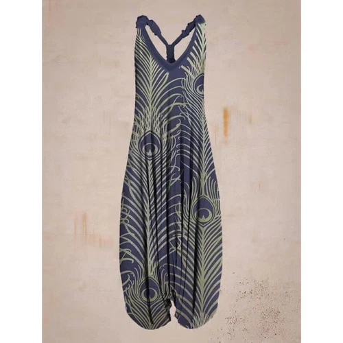 Women's Vintage Sleeveless Jumpsuit Wide Leg Jumpsuit One Piece Harem Pants *//1 - Bild 35 von 44