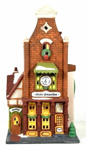 MUSIC EMPORIUM 1 OF 3 UPTOWN SHOPPES # 55312 DEPT 56 RETIRED Christmas in City - Imagen 1 de 6