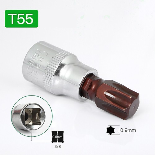 Screwdriver Bits 1/4 3/8 Inch Torx Head Drive Socket Wrench Hand Tool/Kit T8-T60 - Picture 26 of 27