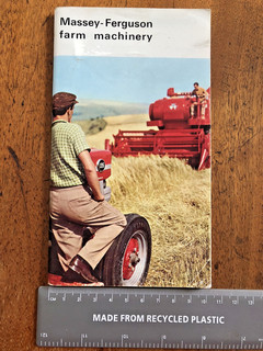 Massey Ferguson Tractor and Implement Catalogue c.1967 MF130 to MF1100