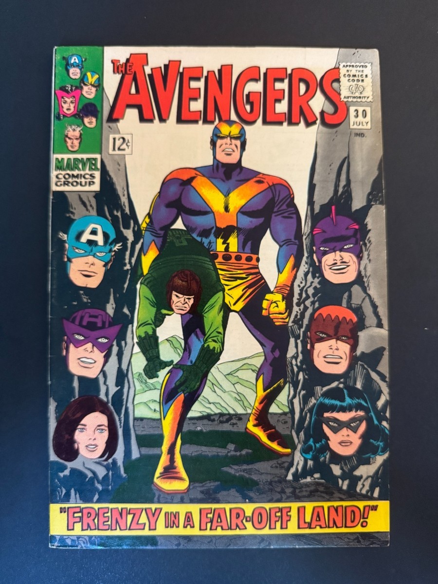 アベンジャーズ　マーベルナウ1〜12 アメコミリーフ マーベル Avengers #30 - 1st Appearance of Keeper of the Flame (Marvel, 1966