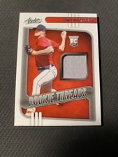 Tanner Houck 2021 Absolute Rookie Threads Player Worn Patch Card