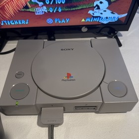 Sony PlayStation 1 PS1 Original Console System Bundle W/ Games Controller