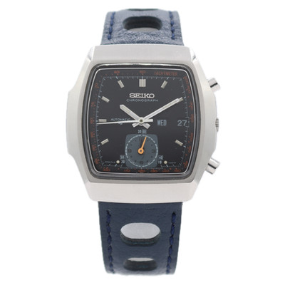 Vintage Seiko 7016-5020 Monaco Men's Automatic Chronograph Wristwatch Steel