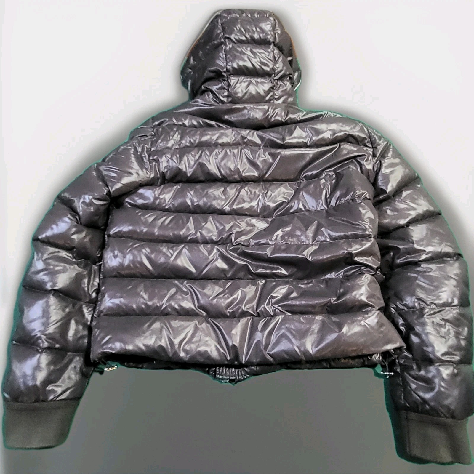 Authentic Moncler Aubert Down Puffer Jacket Dark … - image 2